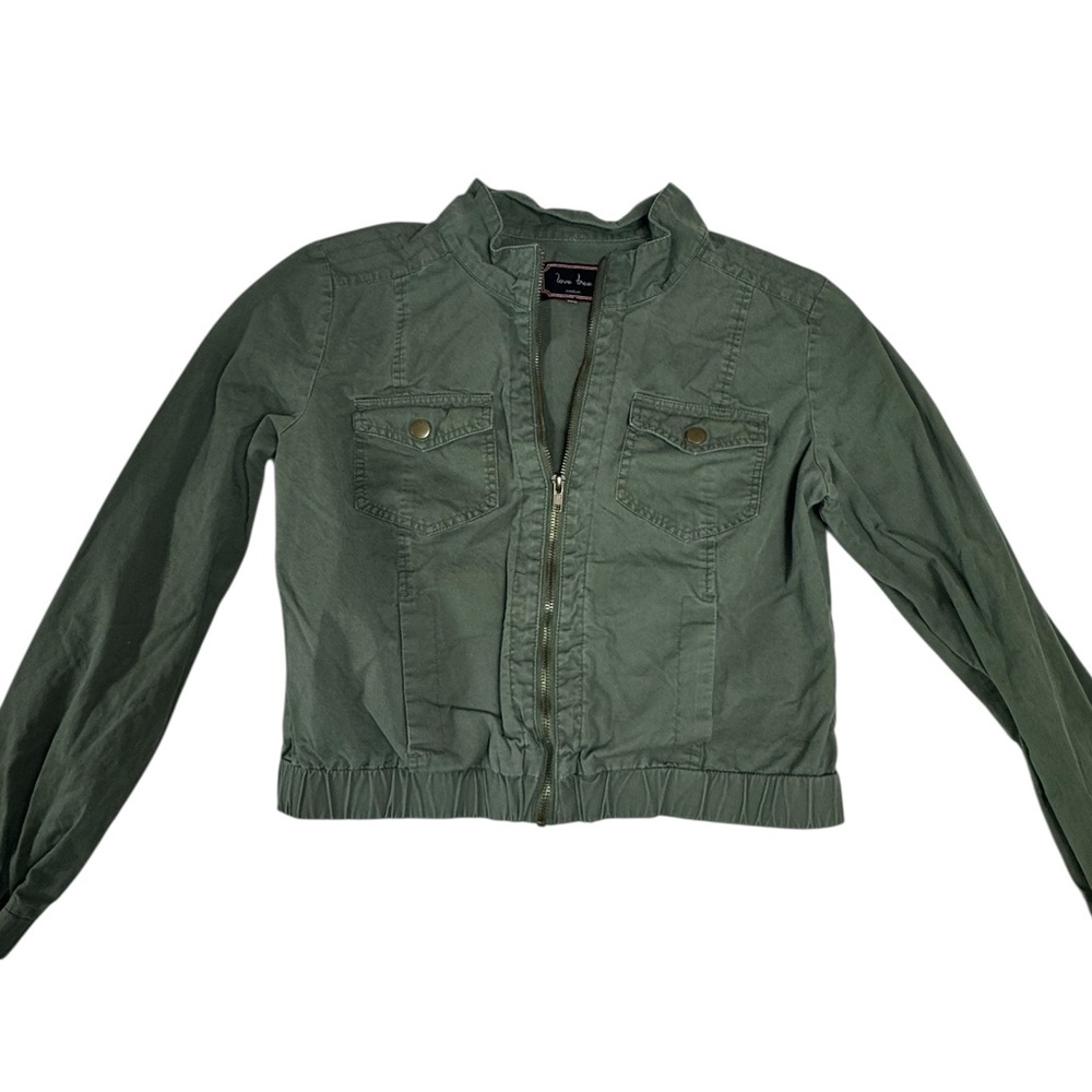 Love Tree Utility‎ Jacket in Forest Green